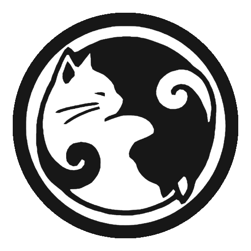 website logo of a cat